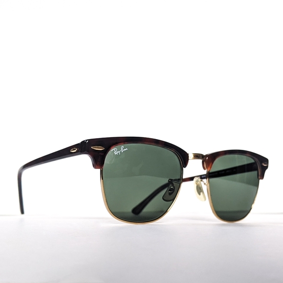 Ray-Ban Tortoise Clubmaster Classic Sunglasses - Picture 3 of 10